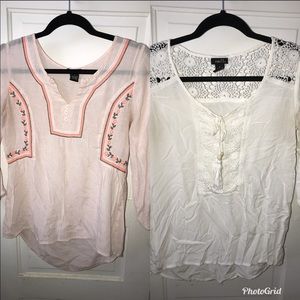 🌸2 for $20 🌸Bundle of (2) Peasant Tops